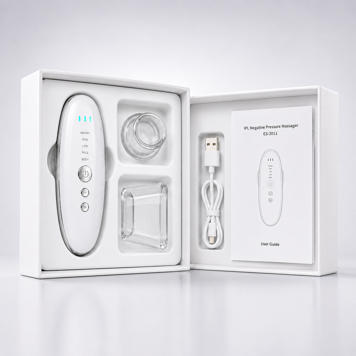 Sanilogica BodyForm - Vacuum Body Massager with EMS, LED & Suction Cups