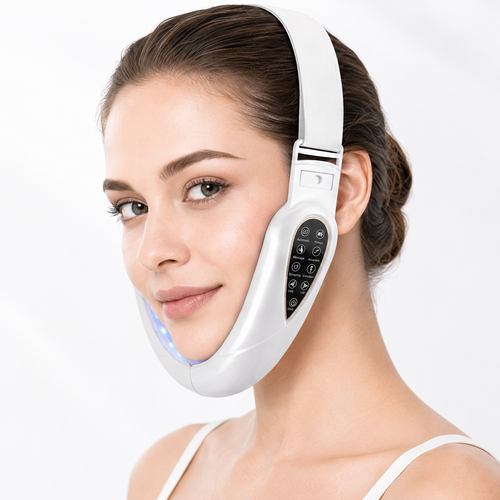Sanilogica DefinePro - Wearable EMS Jawline Massager with LED & Vibration