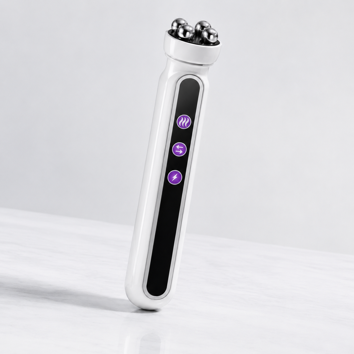 Sanilogica LumiRoll - Heated Facial Roller with EMS, Red LED & Rotary Massage