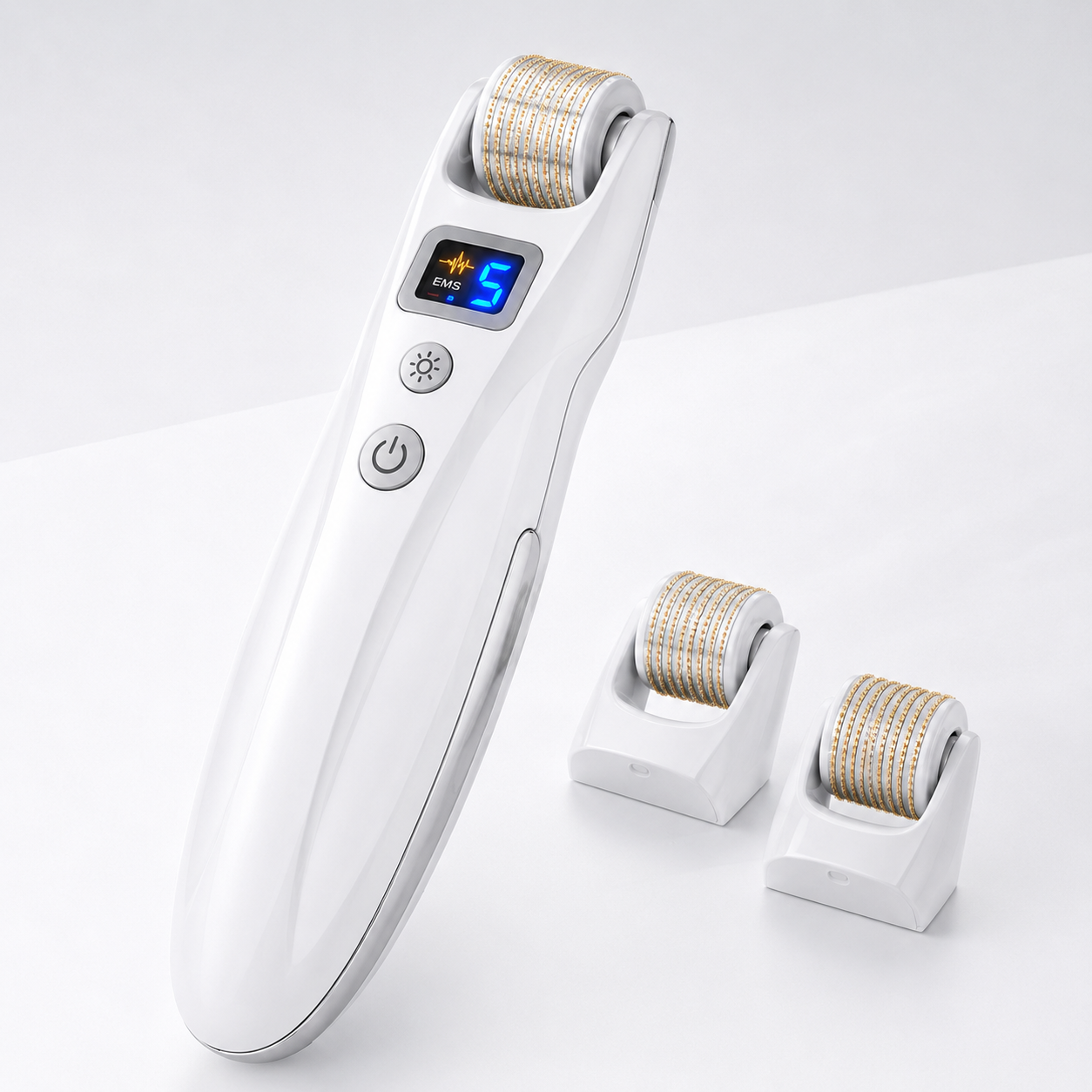 Sanilogica DermaGlow - 5-in-1 Facial Micro-Roller with EMS, LED & Vibration