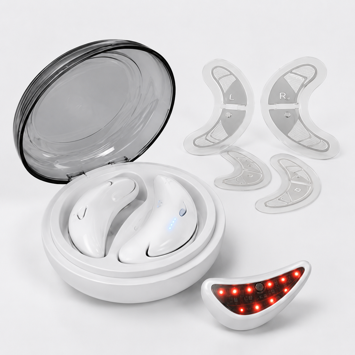 Sanilogica Reviva - Red Light Eye Patches with EMS & Charging Case