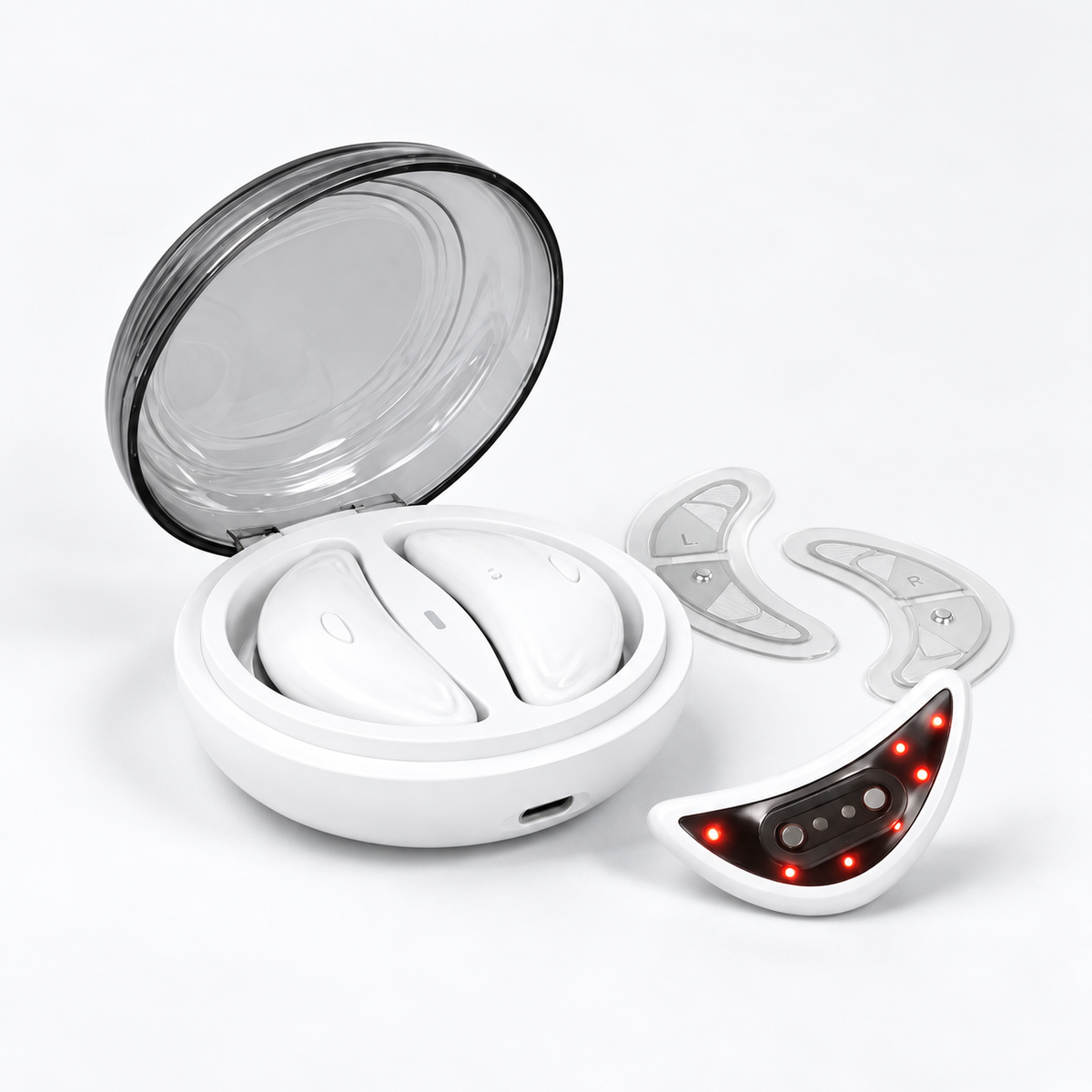 Sanilogica Reviva - Red Light Eye Patches with EMS & Charging Case